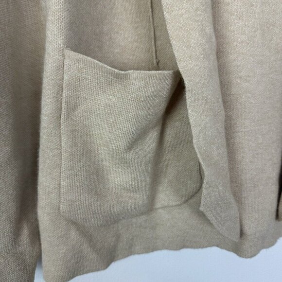 Sioni Woman’s Tan Knit Single Button Cardigan Blazer Size Small - Picture 4 of 7